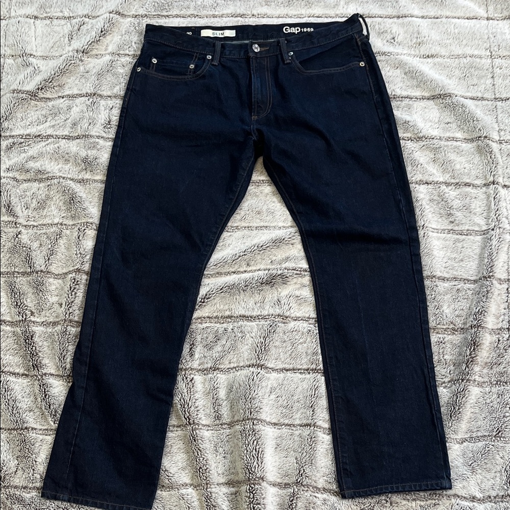 GAP Men's Slim Fit Navy Jeans